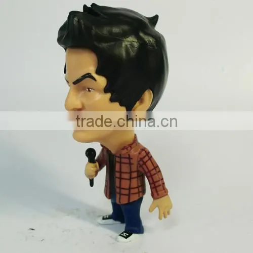 Miniature soccer football figure