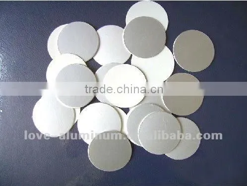 Yogurt cup aluminum foil cover/aluminum foil lid for yogurt