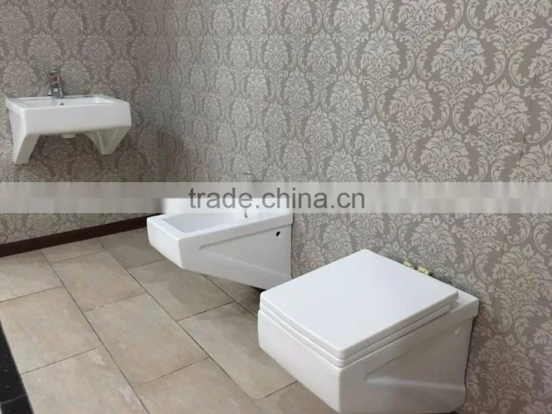 China quality standard wash down bathroom ceramic wall-hung toilet bowl