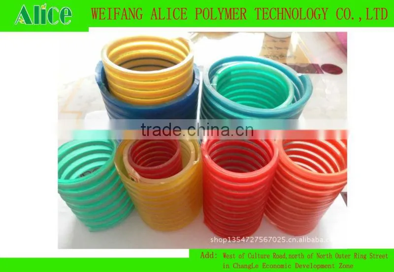 PVC flexible spiral reinforced vavuum suction hose