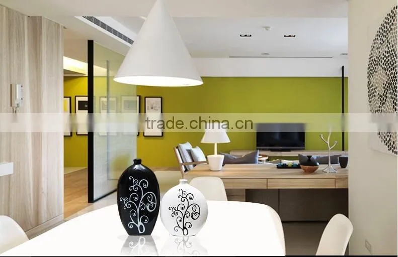Interior decorative set item cheap ceramic vases wholesale