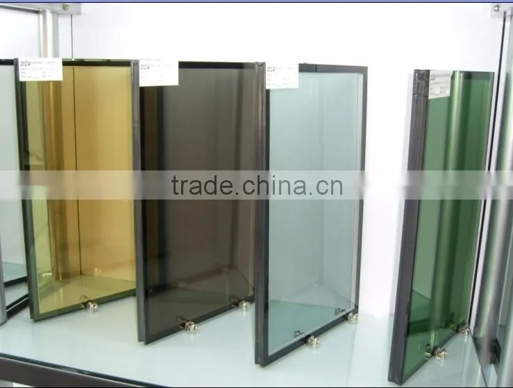 bronze insulated glas panel,10mm+15A+10mm toughened insulated glass for curtain wall , manufacturer , qinhuangdao