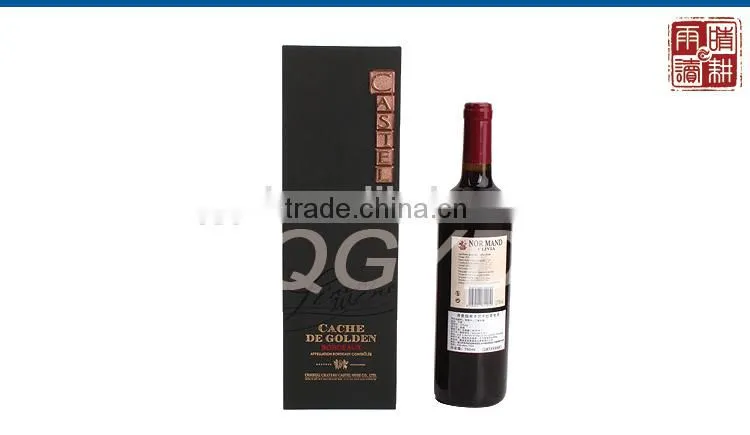 manufacturer custom wine bottle carton box