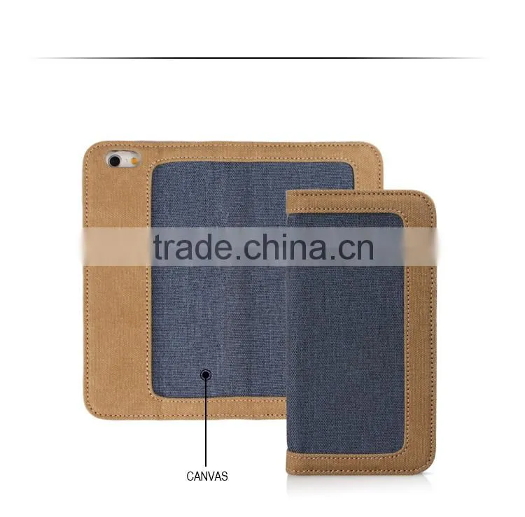 Hot PU Wallet mobile phone case for iPhone 6s/Samsung
