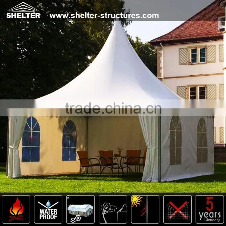 Aluminum Material Outdoor Transparent Garden Pavilion Pagoda Tent