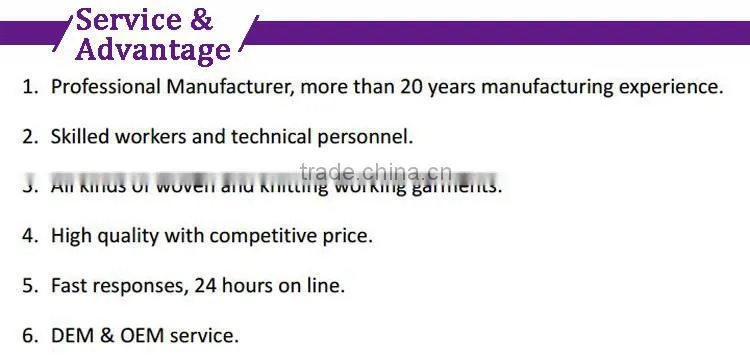 wholesale mens cargo work pants with knee pad
