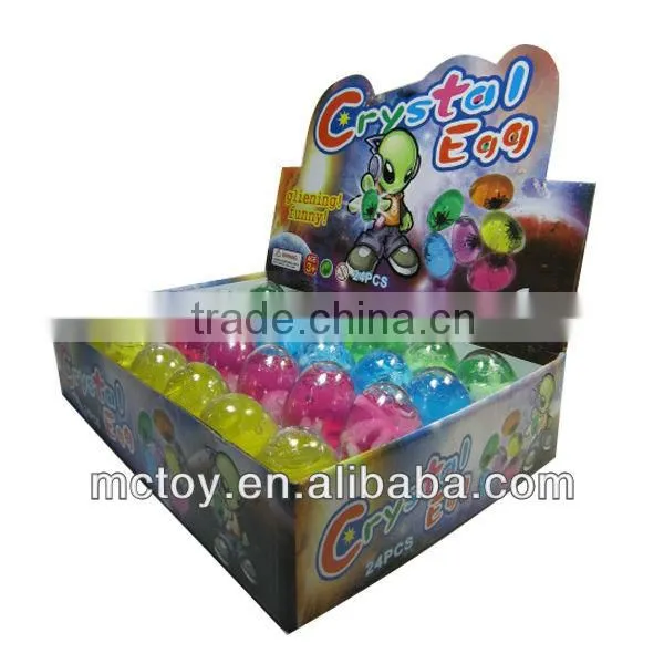 Factory supplier wholesale popular Crystal Egg crystal gift crystal slime toys putty slime