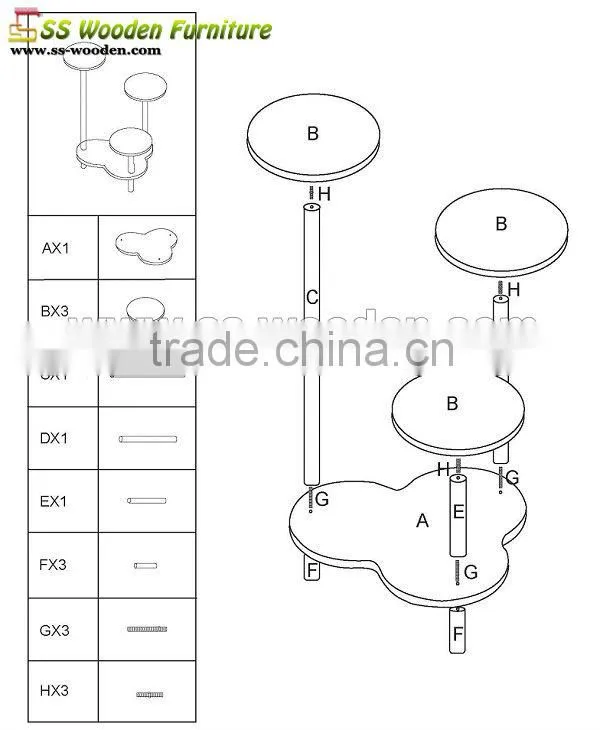Home decorative indoor house plants FS-434357