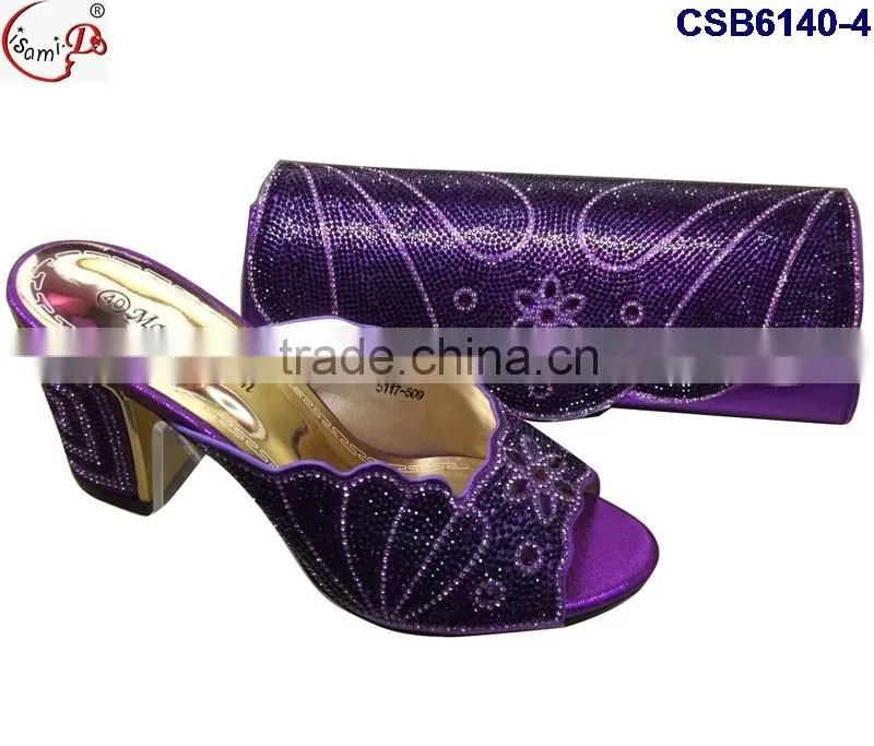 CSB6140 2016 The top latest fashion woman italy style high heel sandal shoes with bags