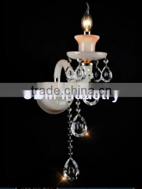 Brand new crystal 3d led wall mount reading lamp