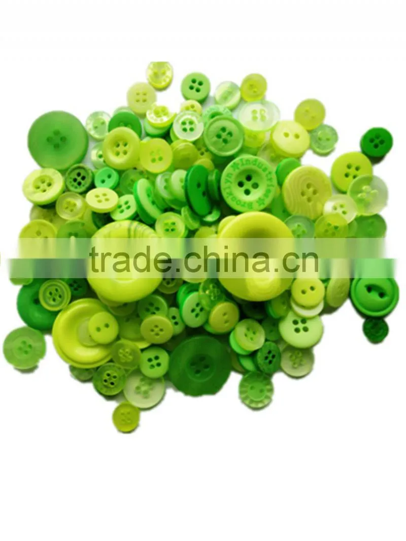 Mix bright resin color buttons for gifts & craft making and scrapbooking