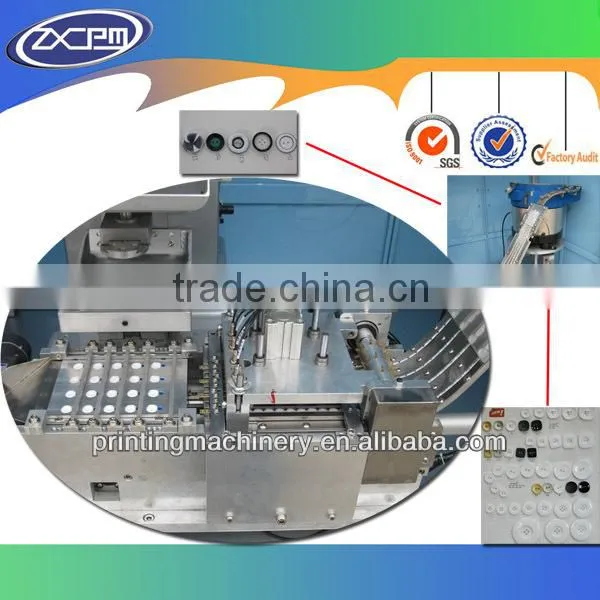High speed buttons label pad printer manufacturer