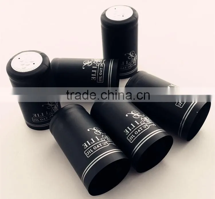 Yason shrink wrap cap for wine bottleshrinkable pvc wine capseal with cap