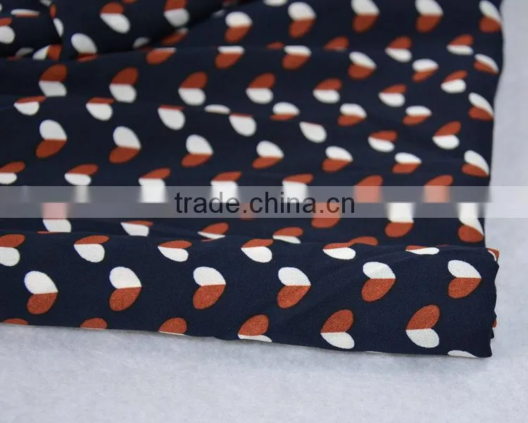 Jiufan Textile New Style Woven Fabric Supplier 100% Polyester Printed Georgette Fabric