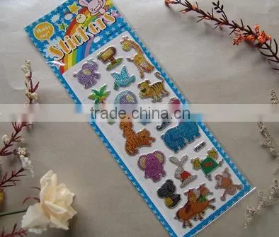 custom cartoon 3D foam bookmark /fashionable 3D foam bookmark for school