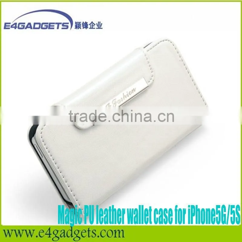 Wholesale case for iphone5 wallet case for Iphone5 Wallet Pouch
