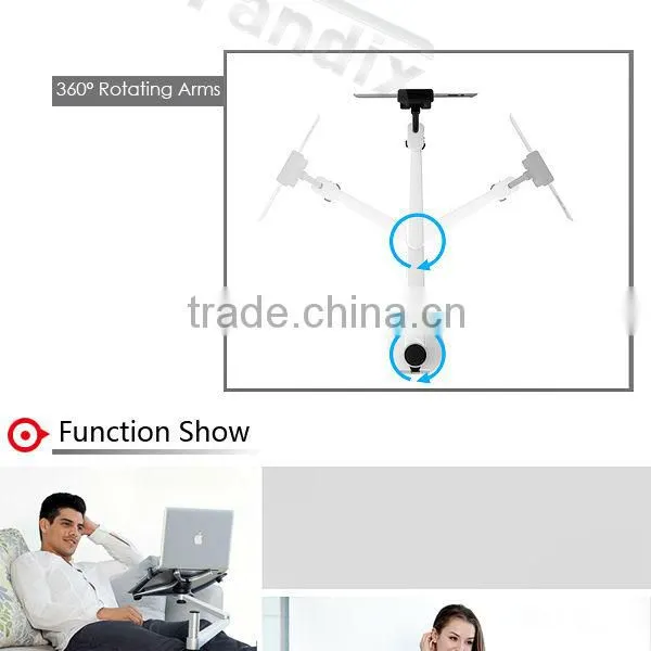 Computer monitor laptop arm stand