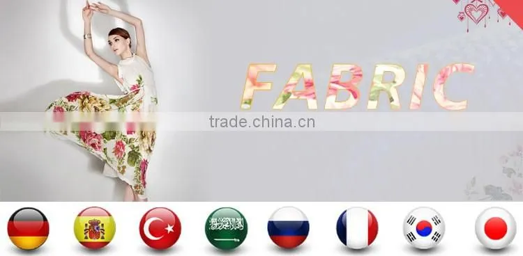 Trade assured latest design chiffon silk fabric