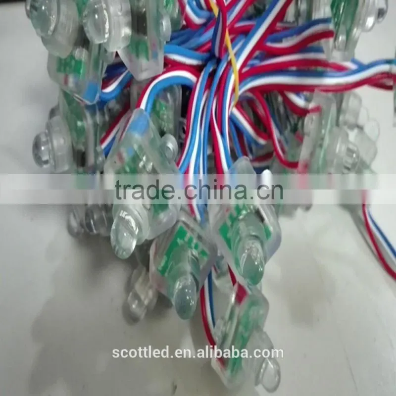 2016 NEW WS2801 crystal-clear LED pixel string light for outdoor billboards