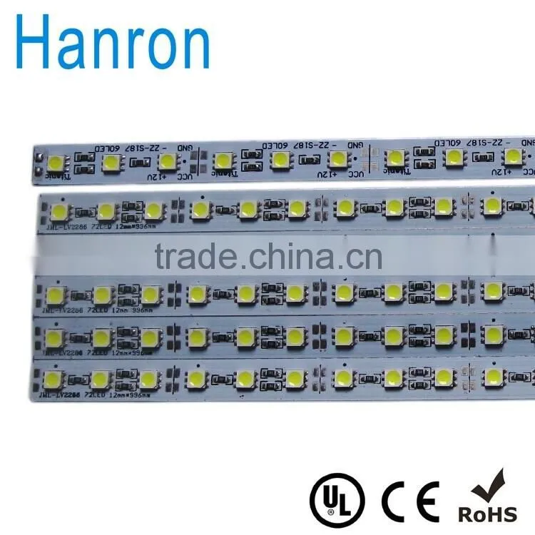 High brightness non waterproof SMD5050 60LED/M LED rigid light bar strip