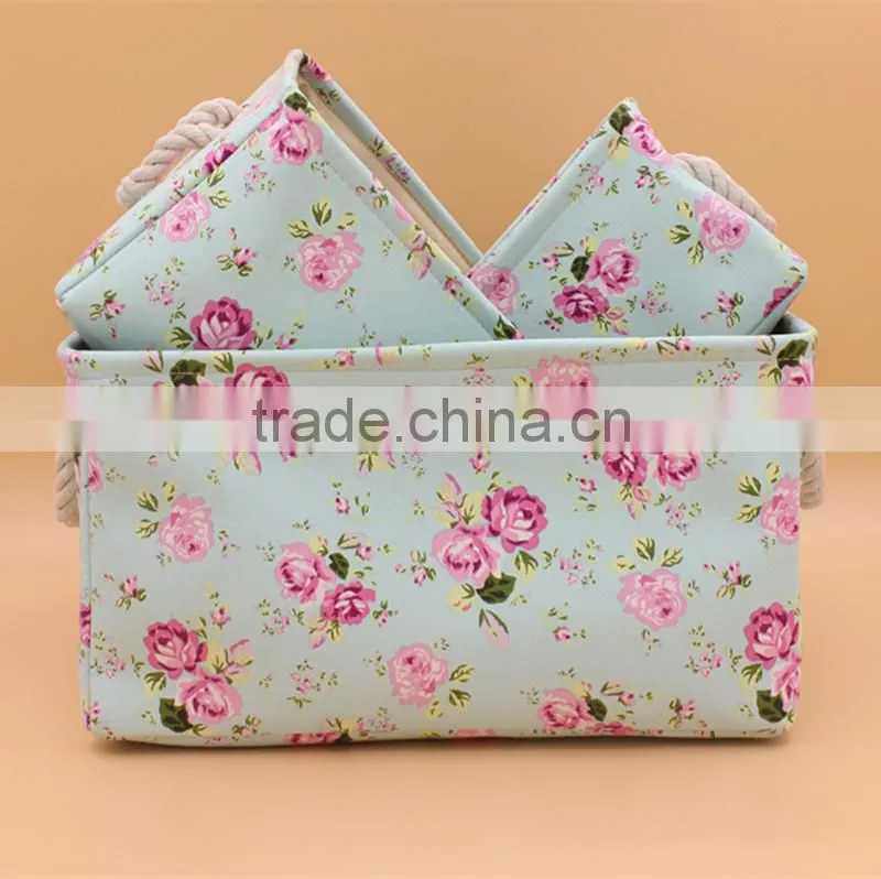 WBF-1: Roda wholesale Cotton and linen storage box, square storage box,home storage box,desktop cosmetic storage box