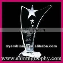 golf crystal trophy