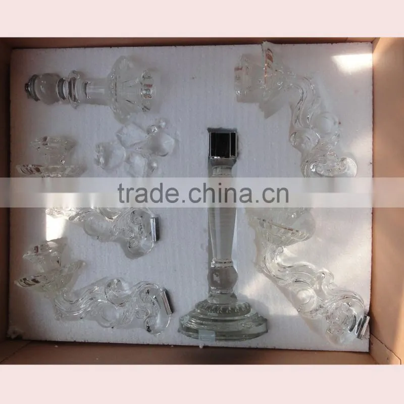 Floor Standing Crystal Candle Holder in China