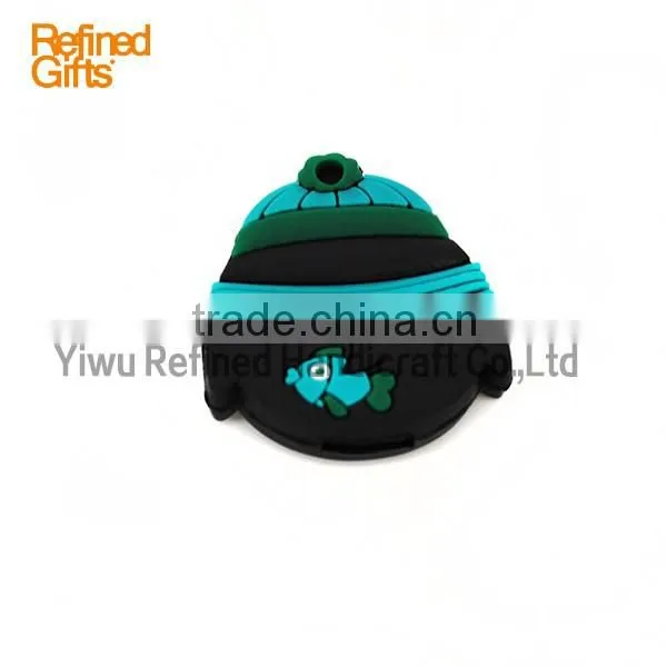 2016 Creative penguin keychain Personalized pvc rubber House Keychain