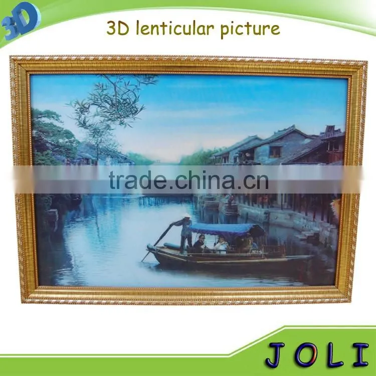 2016 new product horse 3D lenticular wall picture for living room