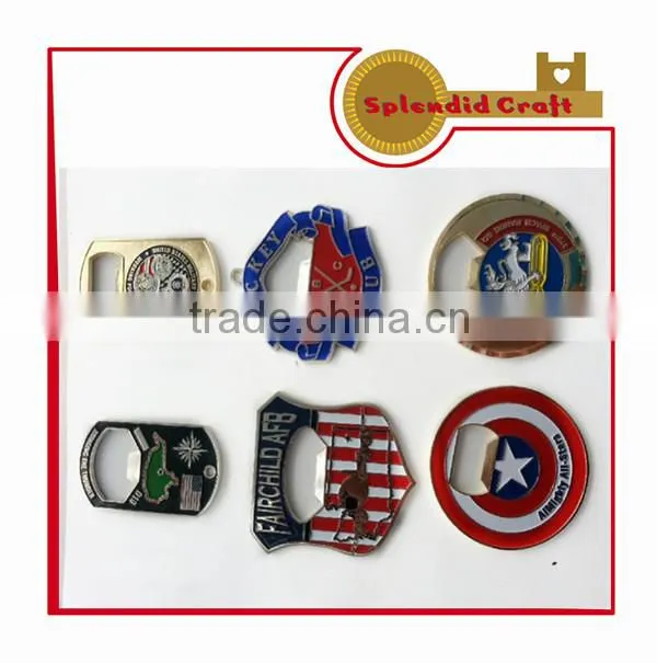 Metal bottle opener