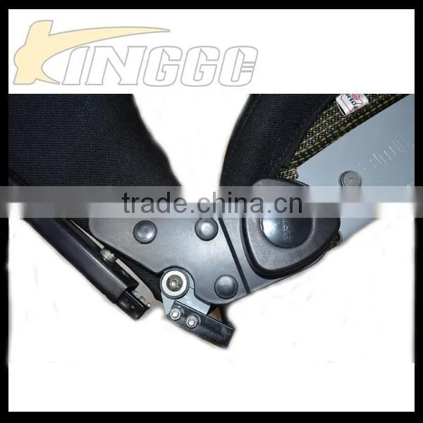 Black Carbon Fiber Universal Safty Seat For Racing Car