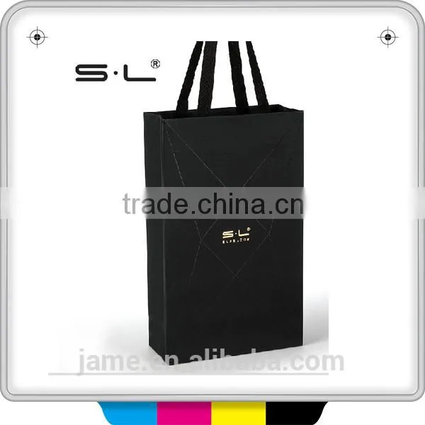 T shirt paper bag printed custom logo