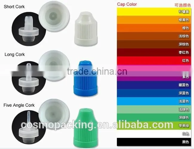 China factory LDPE flat oval e liquid dropper bottle