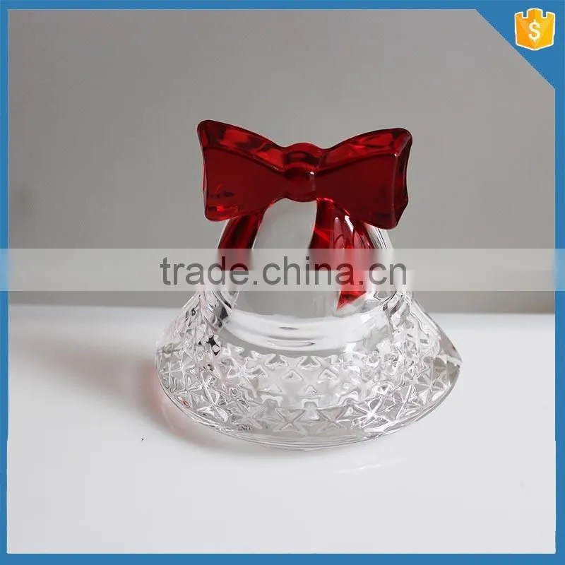 Celebrations gift bell shape glass crystal votives