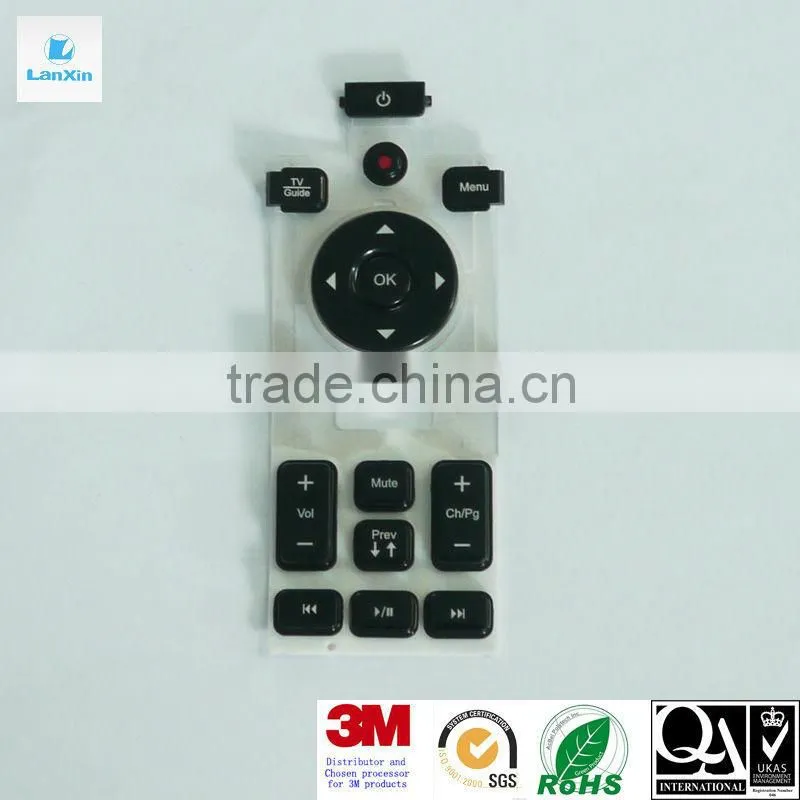 Custom silicon keypad for machine