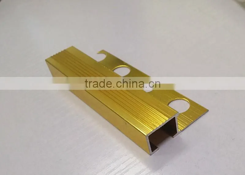 high quality aluminum ceramic tile edge trim,decorative tile trim ,aluminium nosing profile