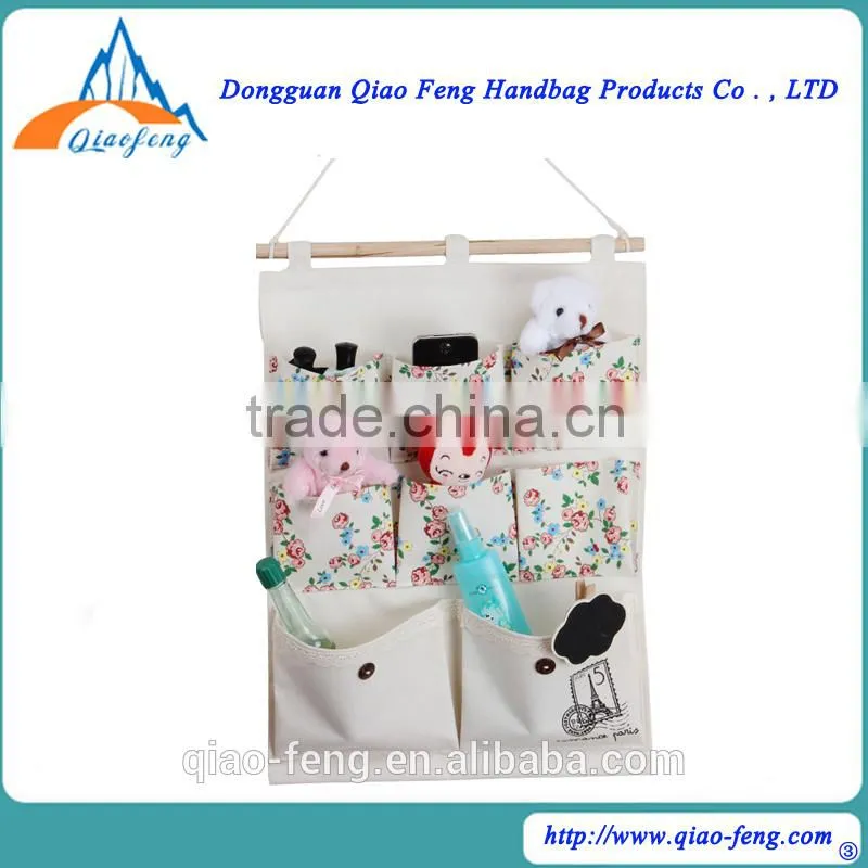 fabric wall hanging bag ,storage bag for sundries