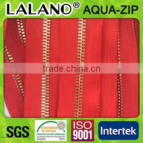 NO.10 Top quality Ross brass zipper for luxury handbag