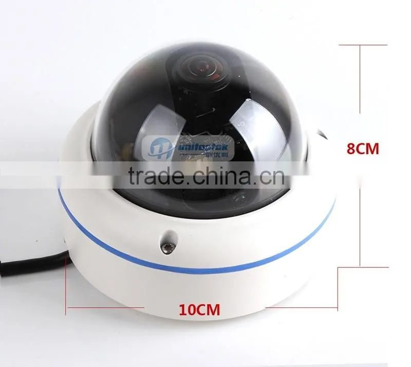 Fisheye Camera With Fisheye 1.7MM Lens 1/2.8" 1080P 2.0MP Network View 360 Panoramic Camera Waterproof With POE