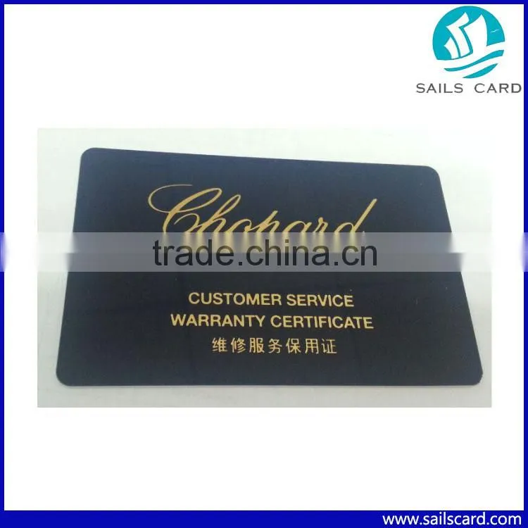 Credit card size RFID Smart Card for Electronic Locking System