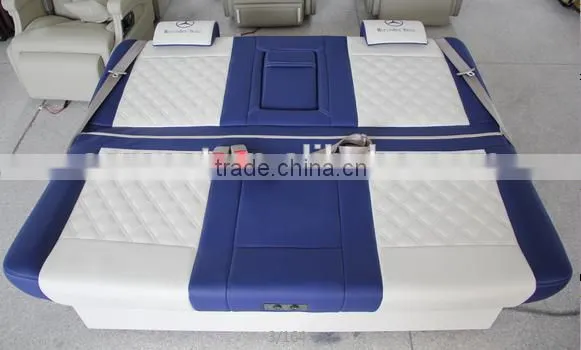 Blue&white--MPV,VAN,motor homes modifild three sofa bed ,Customized car seat