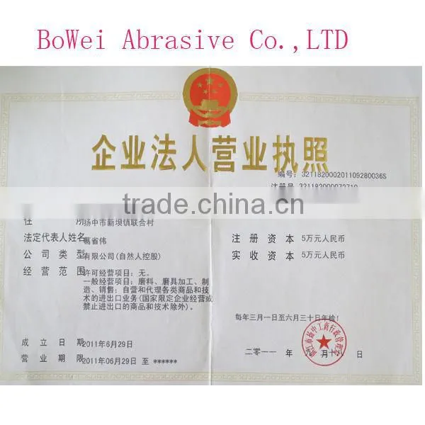 Aluminum Oxide Semiflex Fiber Disc Resin Fiber Sanding Disc