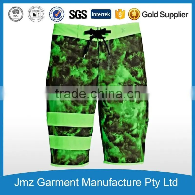Print trunks plus size boardshorts beach shorts customized swim trunks