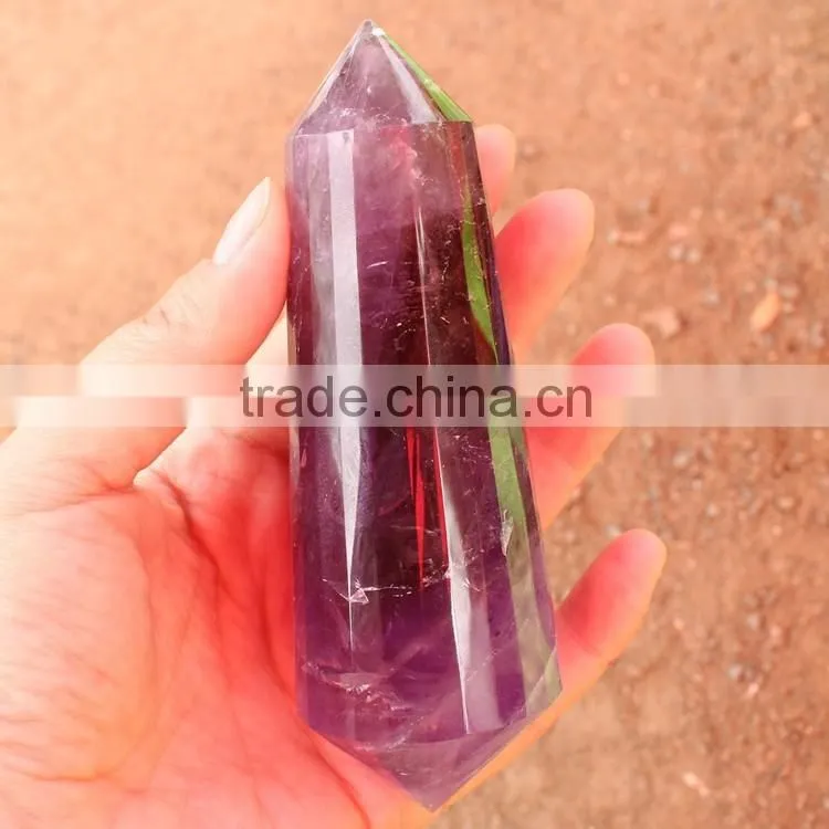 Amethyst quartz crystal points wholesale wands vogel