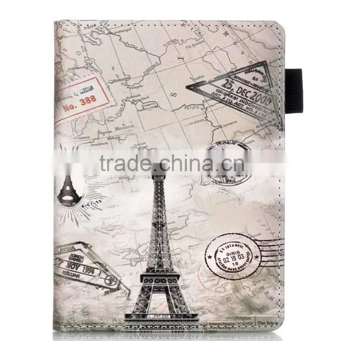 Exactly Fit Custom Printing Leather Case for 2016 New Kindle e-Reader, OEM Leather Case for e-Reader New Kindle 2016