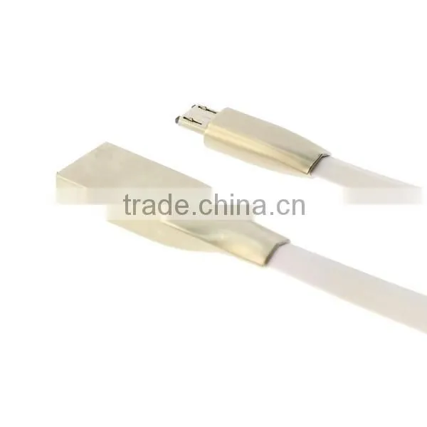 Nylon braided usb cable 1m with both charger and sync data