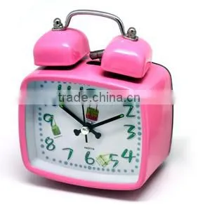 twin bell table clock/twin bell desk clock