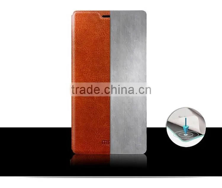 Original Mofi Steel Plate Inside Case For Lenovo P70 / P70T Stand PU Leather case