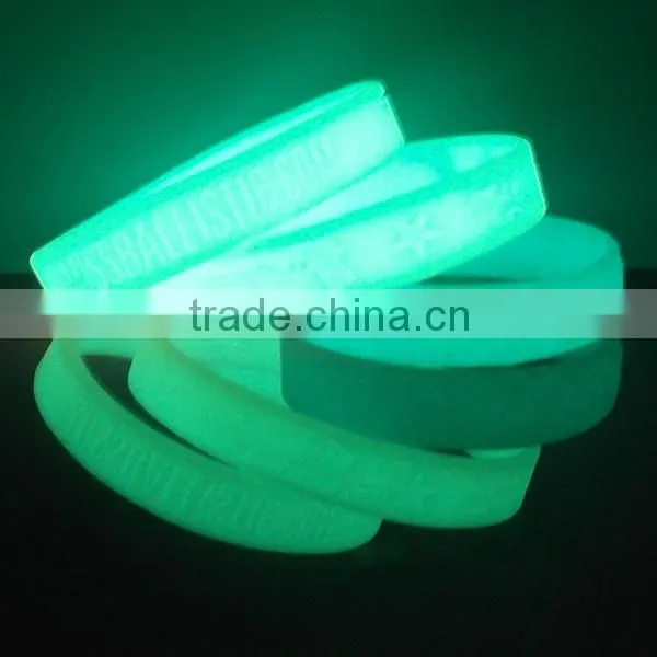 Custom silicone band, Blank bracelet, Glowing rubber band