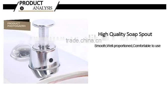 Automatic wall mounted stainless steel liquid manual soap dispenser